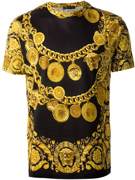 versace chain t shirt|authentic Versace jewelry.